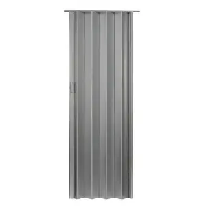 36 x 80 in. Oakmont Folding Doors, Silver