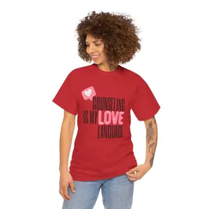 "Counseling Is My Love Language" Unisex T-Shirt