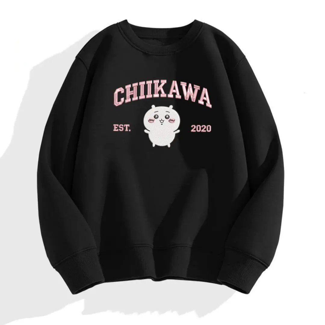 Cute Embroidered Chii Sweatshirt, Embroidered Anime Inspired Shirt, Unisex Shirt, Birthday gift for Men Women