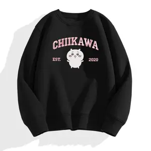 Cute Embroidered Chiikawa Sweatshirt, Embroidered Anime Inspired Shirt, Unisex Shirt, Birthday gift for Men Women