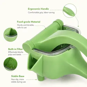 1 Piece Manual Fruit Juicer, Large Capacity Hand Press Squeezer for Soft Fruits and Nuts for Home Kitchen Daily Fresh Juice Making