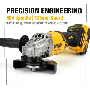 DEWALT 20V Angle Grinder DCG405 M14 Metal Cutting Grinder Tool