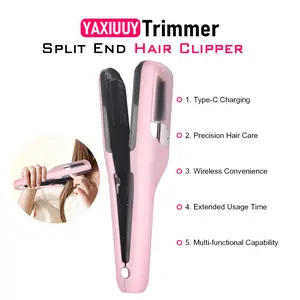 YAXIUUY Split End Hair Clipper & Trimmer - Rechargeable Type-C Cordless | Built-in Split End Detector | Home Hair Cutting Tool for DIY Salon Results, Men & Women