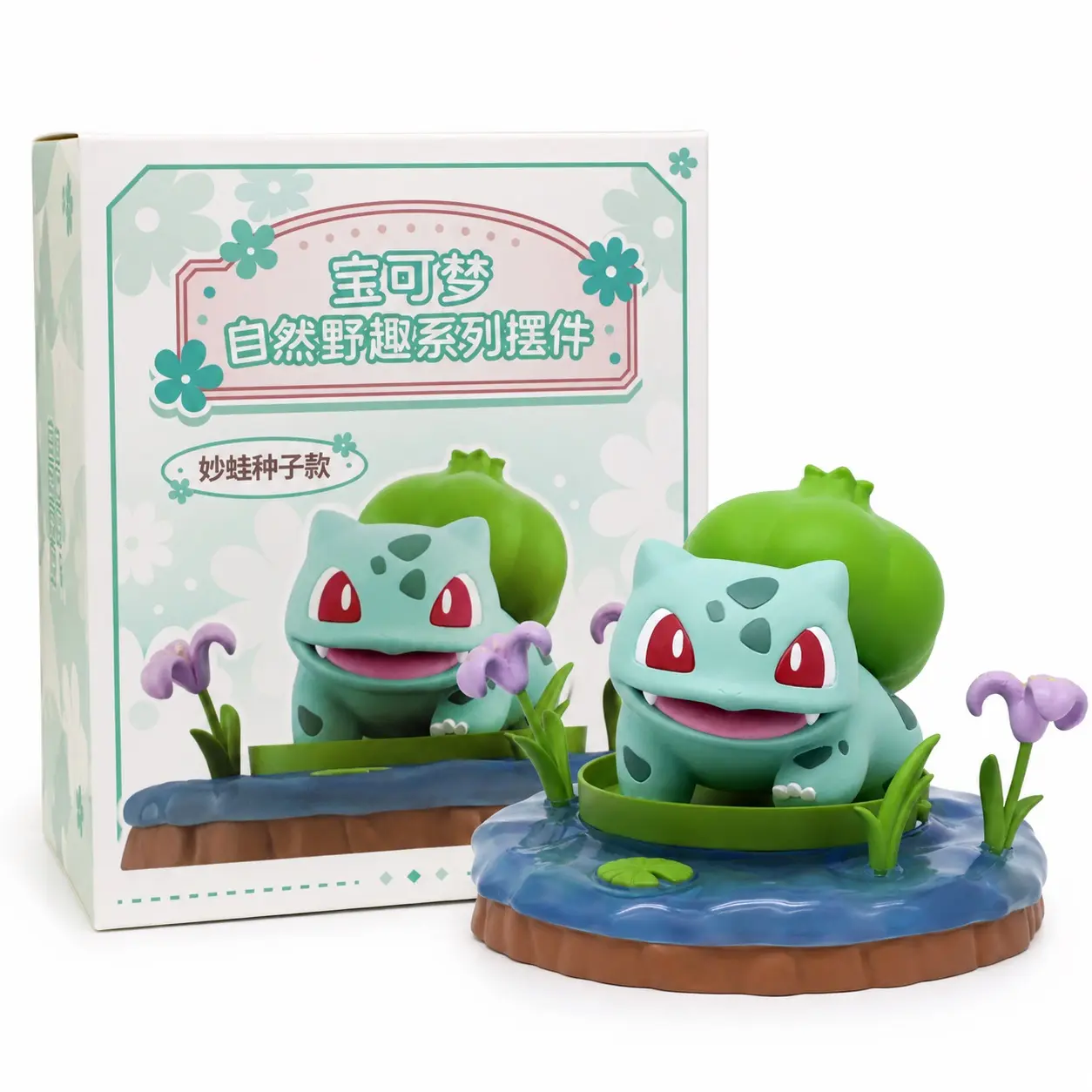 Langbowang Pokemon Nature Adventure Series PVC Figure Statue - Bulbasaur