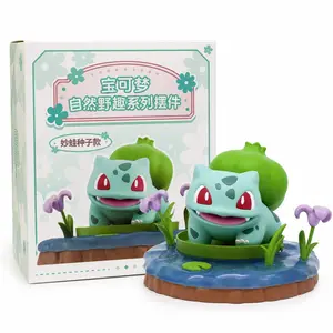 Langbowang Pokemon Nature Adventure Series PVC Figure Statue - Bulbasaur