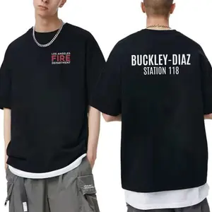 9-1-1 TV Show LAFD Shirt, Evan Buckley, Diaz, Buckley-Diaz, Nash Shirt, 911 Movie Sweatshirt, American TV Series Hoodie