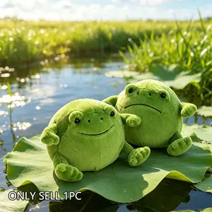 15cm Rain Frog Plush Toy, Soft Fluffy Stuffed Animal, Cute Animal Design, Smiling & Angry Versions, Room Decor, Kids Birthday Gift, Party Decoration, Holiday Gifts