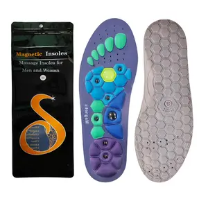 ComfortGel Magnetic Gel Insoles for Men Women Pain Relief All-Day Comfort Shock-Absorbing Breathable Custom Fit Shoe Inserts for Walking Running Work