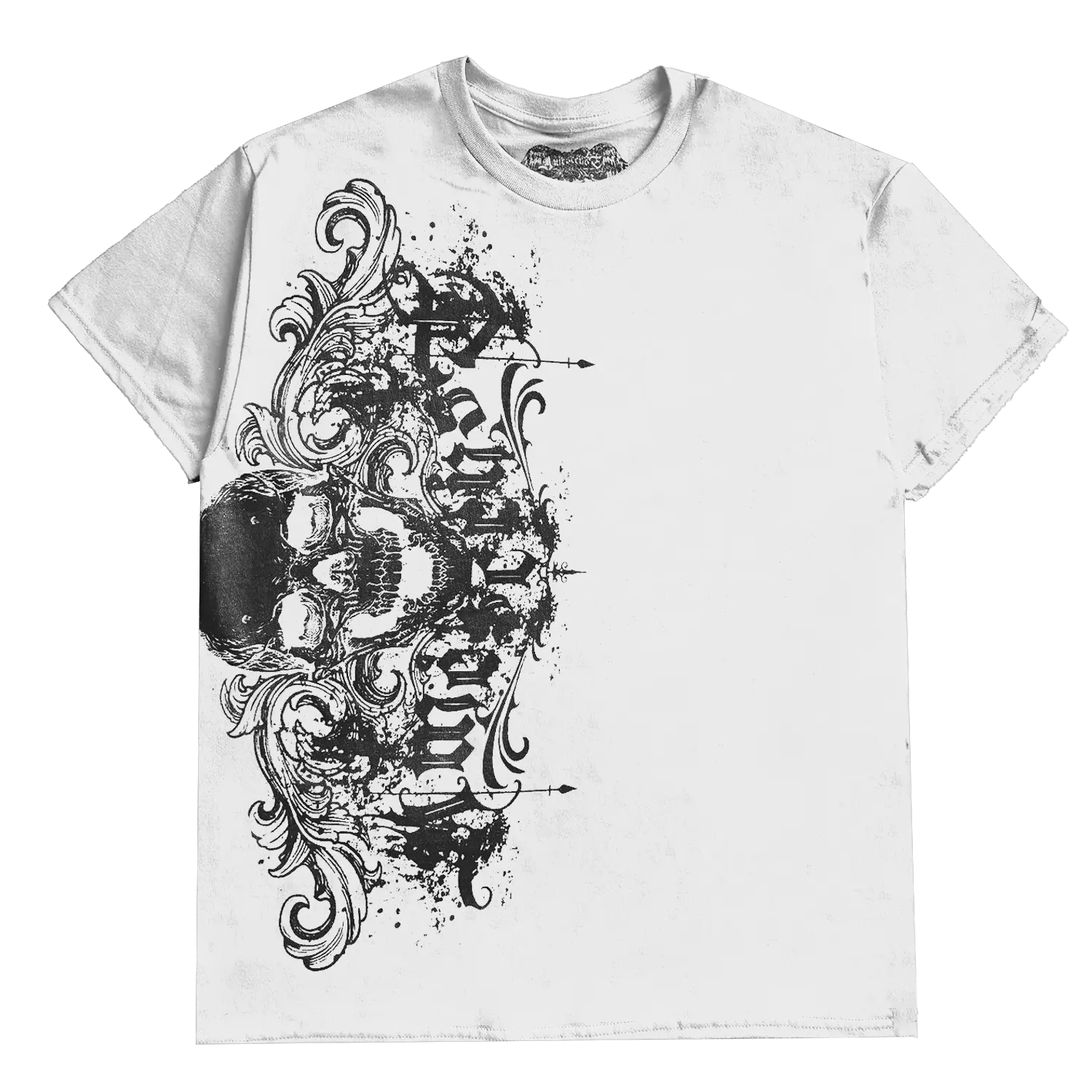 "STAINED" T-SHIRT - WHITE