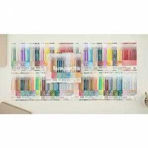 Colored Gel Pen Set, 426pcs/set Retro Colored Graffiti Pen, Stackable Colorful Ink Pen, Writing Pen for Office & School & Home