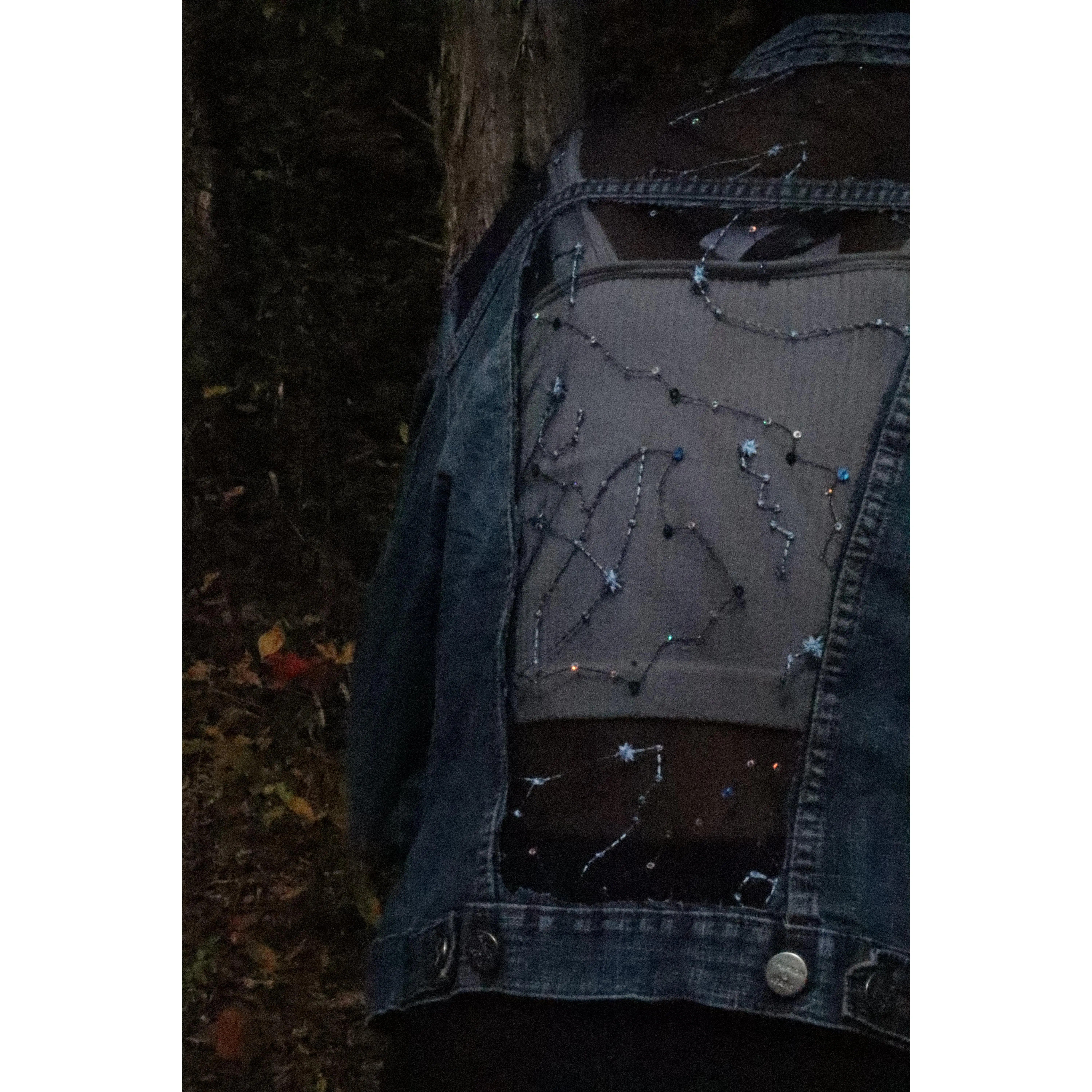 Constellations - Reworked Denim Jacket