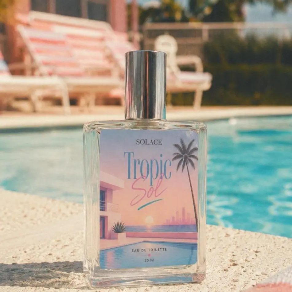 Tropic Sol Perfume | Tropical Coconut & Beach Scent | Vacation Scent Fragrance | 30ml Eau de Toilette
