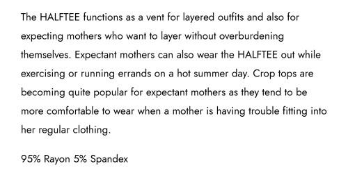 Classic 3/4 Sleeve Halftee