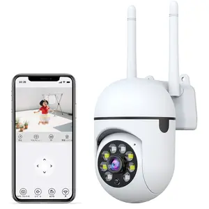oossxx Baby Monitor, Surveillance Camera, High Definition Image Quality, Pet Camera, Indoor Camera, 3MP, Smartphone Compatible