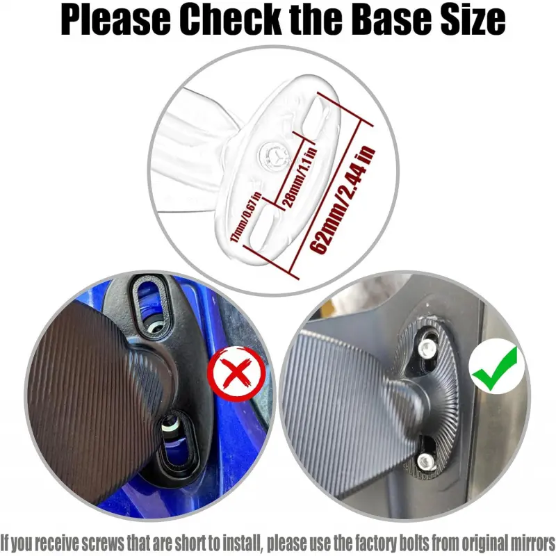 Motorcycle Mirrors Stealth Wind Wing Side Rearview Mirrors