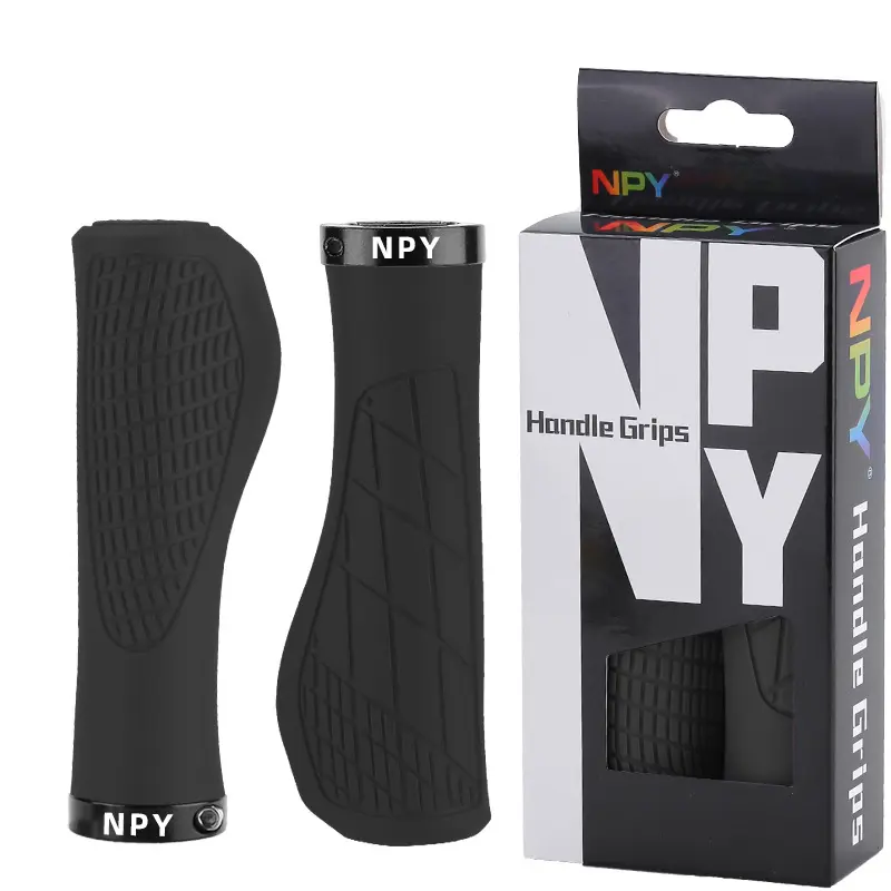 Lock On Soft Rubber Bike Handlebar Grips Non Slip MTB Handle Covers Universal Cycling Replacement Accessories