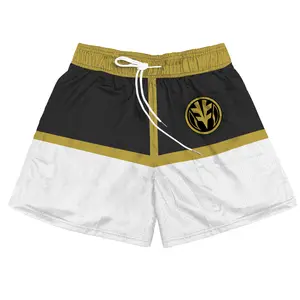 White Ranger Mighty Morphin Power Rangers Gym Shorts Knee Pants Basktetball Shorts Athletic Summer Shorts
