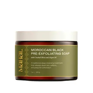 Moroccan Black Pre-Exfoliating Soap
