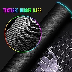 31.5"X12" Large Gaming RGB Mouse Pad with Durable Strip 11 Lighting Modes, Quality Waterproof LED Mouse Pad with Non-Slip Rubber