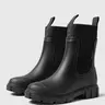 Women's Solid Color Waterproof Rain Boots, Women Shoes, 2024 New Style Fashionable Round Toe Boots for Outdoor Wear, Non-slip Rain Boots for Women & Girls