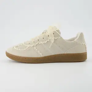 Cushionaire Women's Belinda Lace Detail Fashion Sneakers