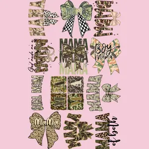 Camo Mama  - 30x48 - PREMADE GANG SHEET
