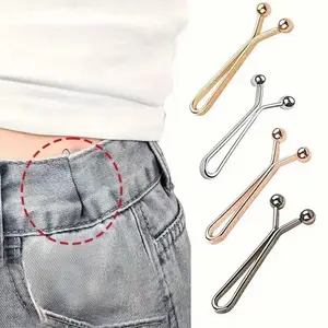 Invisible Waist Adjuster for Pants, Fixes Size Without Sewing, Reusable Clips for Custom Fit, Effortless Clothing Solution