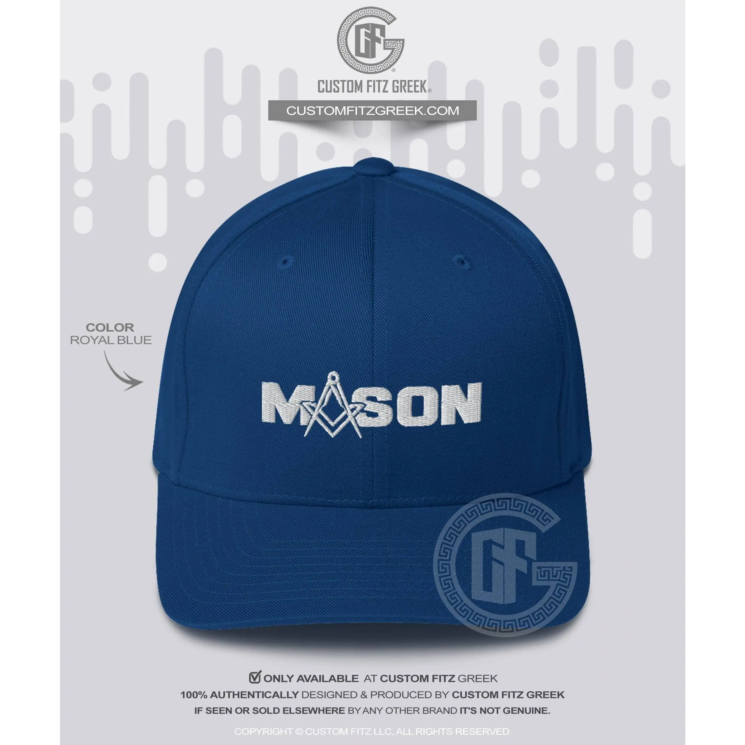 Masonic Mason - Freemason - Structured Twill Cap