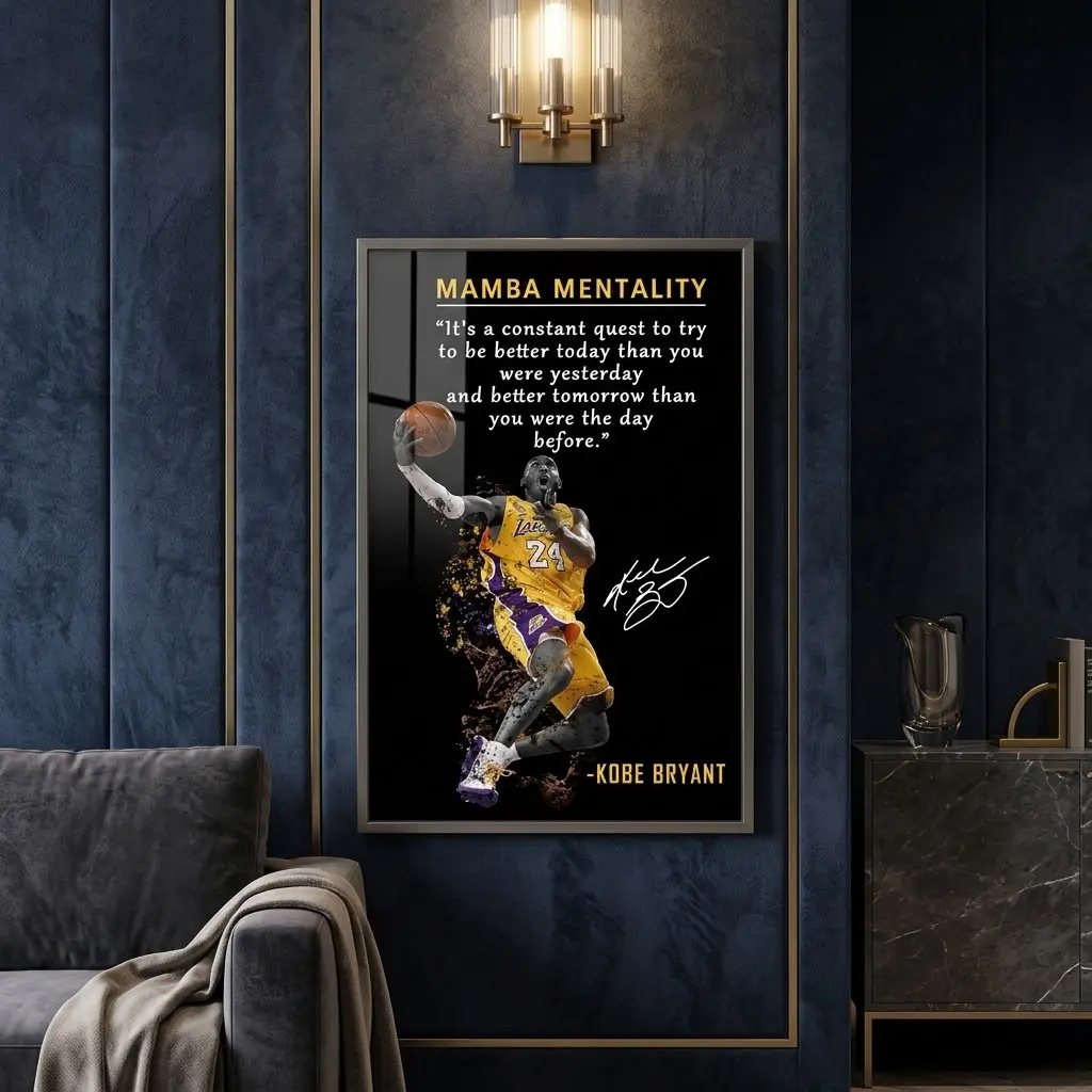 Basketball Player Poster – Sports Wall Art Print, No Frame