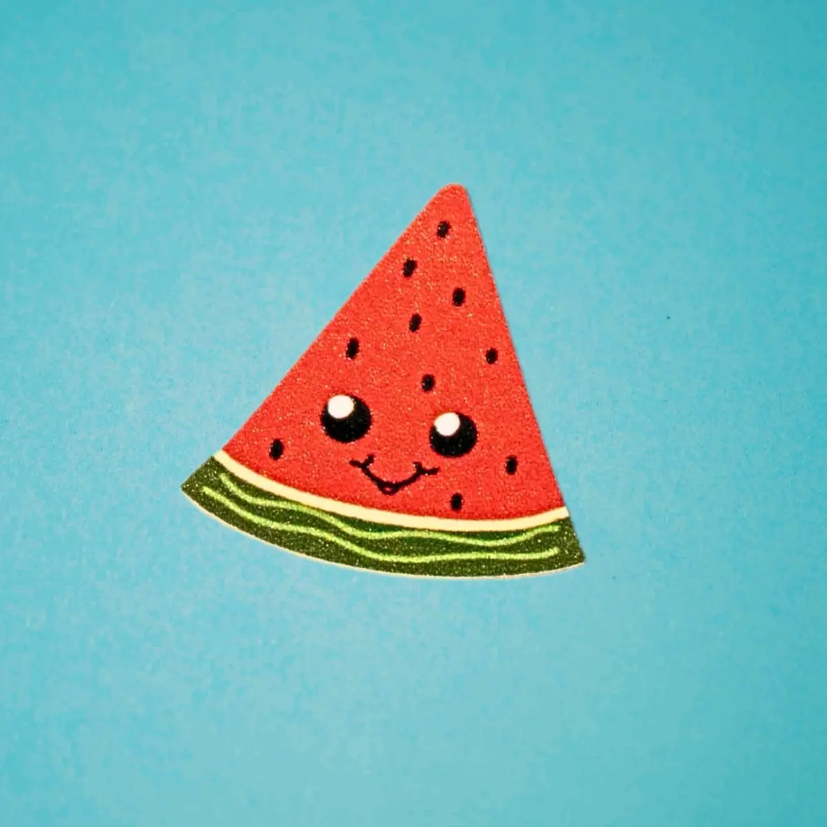 Watermelon KickStix 1ct .5oz Vegan Leather Decorative Stickers for Footwear, Apparel, Accessories