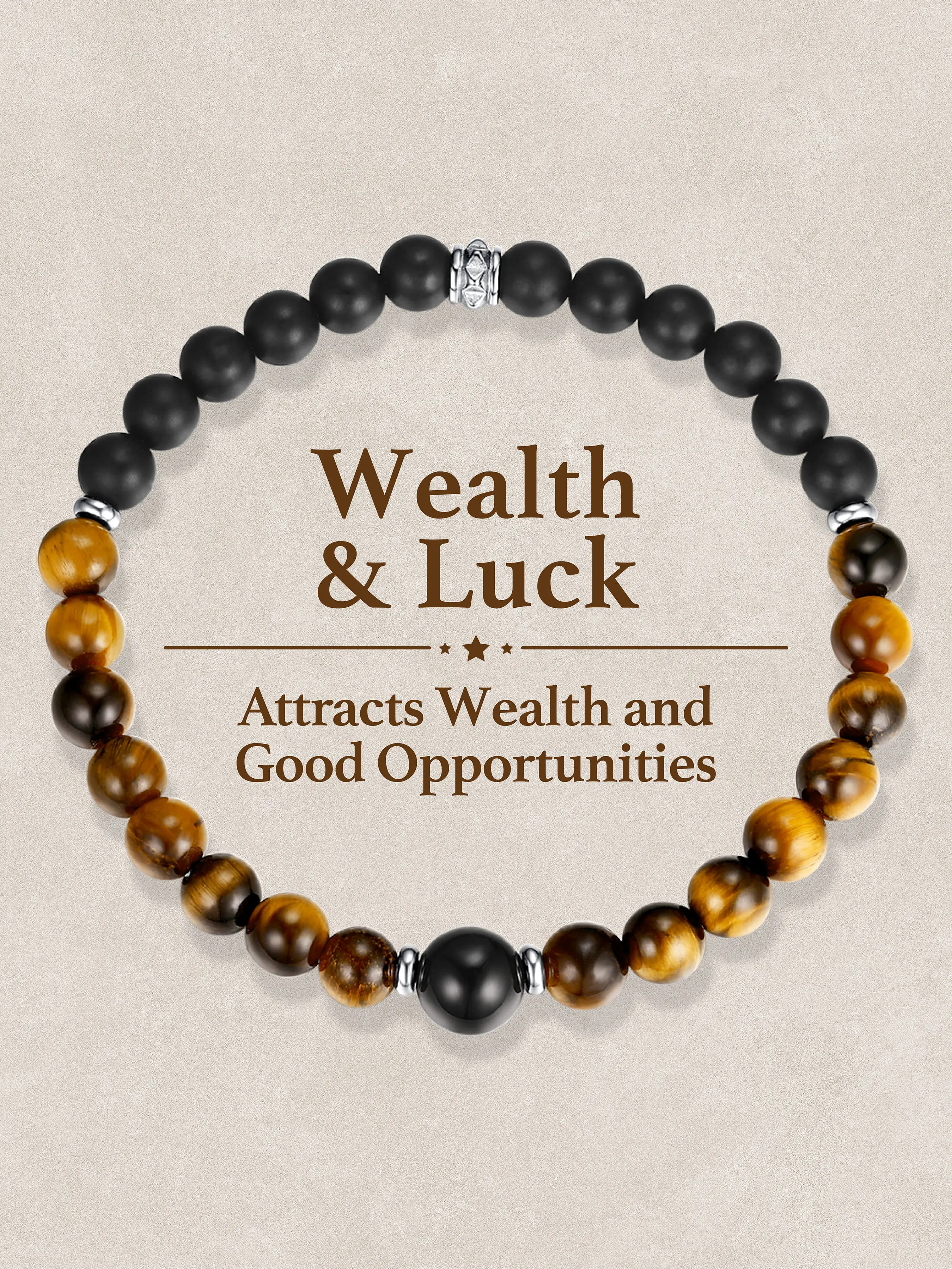 Handmade Crystal Bracelet, Elegant Beaded Jewelry for Men & Women, Perfect Gift for Meditation & Energy Healing