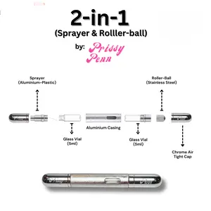 2-in-1 Fragrance Sprayer and Roller-ball Pen with Perfume Extractor Kit