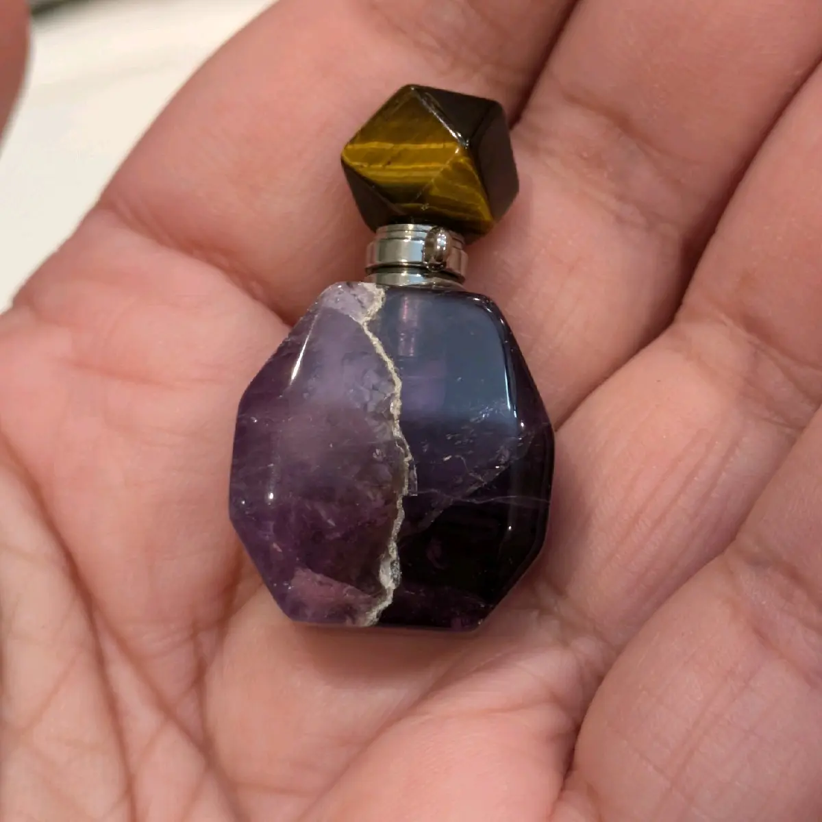 Genuine Crystal Perfume Bottle Pendants - Aroma Diffuser Accessories