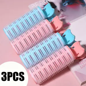 3pcs Air Bangs Curler, Volumizing Hair Clips, Natural Curling Tool, Portable Styling Clip, Hair Volume Enhancer, Easy-To-Use Hair Accessories, Curling Hair Rollers