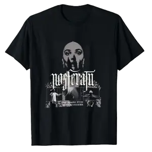 Vintage Nosferatu Movie 2024 Retro Unisex T-shirt Men's Sweatshirt, Gift For Fan, Casual Cotton Fabric Menswear Top