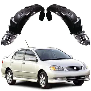 2Pcs Front Fender Liners for 2014 2015 2016 Toyota Corolla Left & Right Wheel Well Splash Shield Durable PP Material Inner Fender Guard Replacement