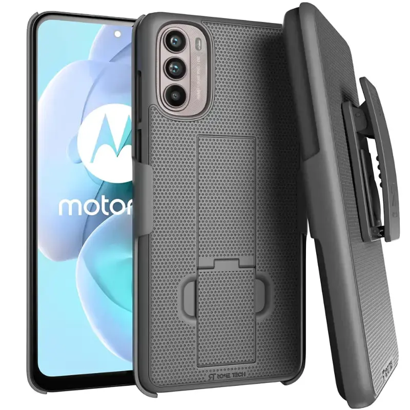 For Motorola Moto G Stylus 4G (3rd Gen - 2022) Belt Clip Holster Phone Case