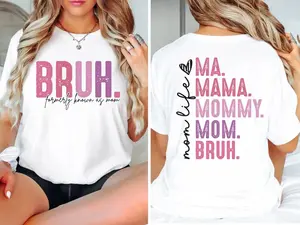 Bruh Formerly Known as Mom t-shirt, Funny Mom t-shirt, Mother's Day Shirt, Mom Era Tshirt, Gift for Mom