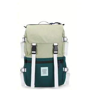 TOPO DESIGNS Rover Pack Classic Backpack in Oil Green & Dark Pine