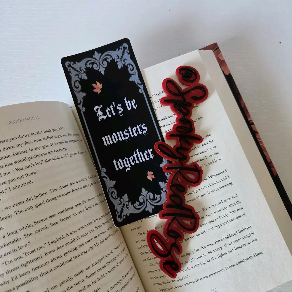 lets be monsters together bookmark horror lets be monsters together bookmark horror