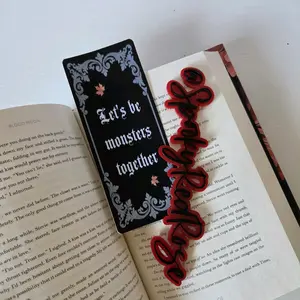 lets be monsters together bookmark horror
