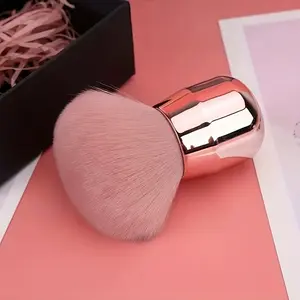 1 PC Makeup Blush Brushes for Cheeks, soft texture，Travel Size Face Powder Brush for Loose Powder, Fluffy Foundation Brush for Face,Mushroom head brush foundation brush Setting brush