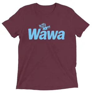 Wawa Phillies Maroon Unisex Tee, Streetwear Crewneck Comfort Tshirt Menswear Top