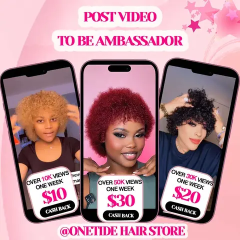 NOT FOR SALE-ONETIDE BEAUTY Hair CustomerShow Win Gifts & Wigs