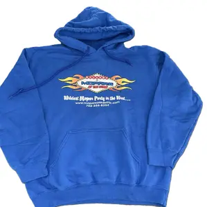 Mopars At The Strip Hoodie, Wildest Mopar Party In The West Graphic, Vintage Blue Racing Streetwear, Heavyweight Cotton Blend Pullover, Unisex Gift, Men and Womenswear Top