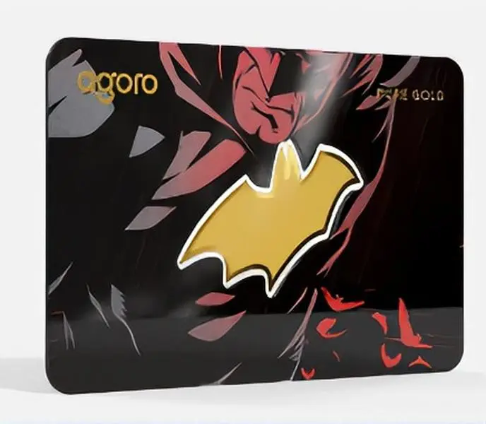 Batman's Emblem 0.1 g Gold Collectible Coin - Pure Gold Edition