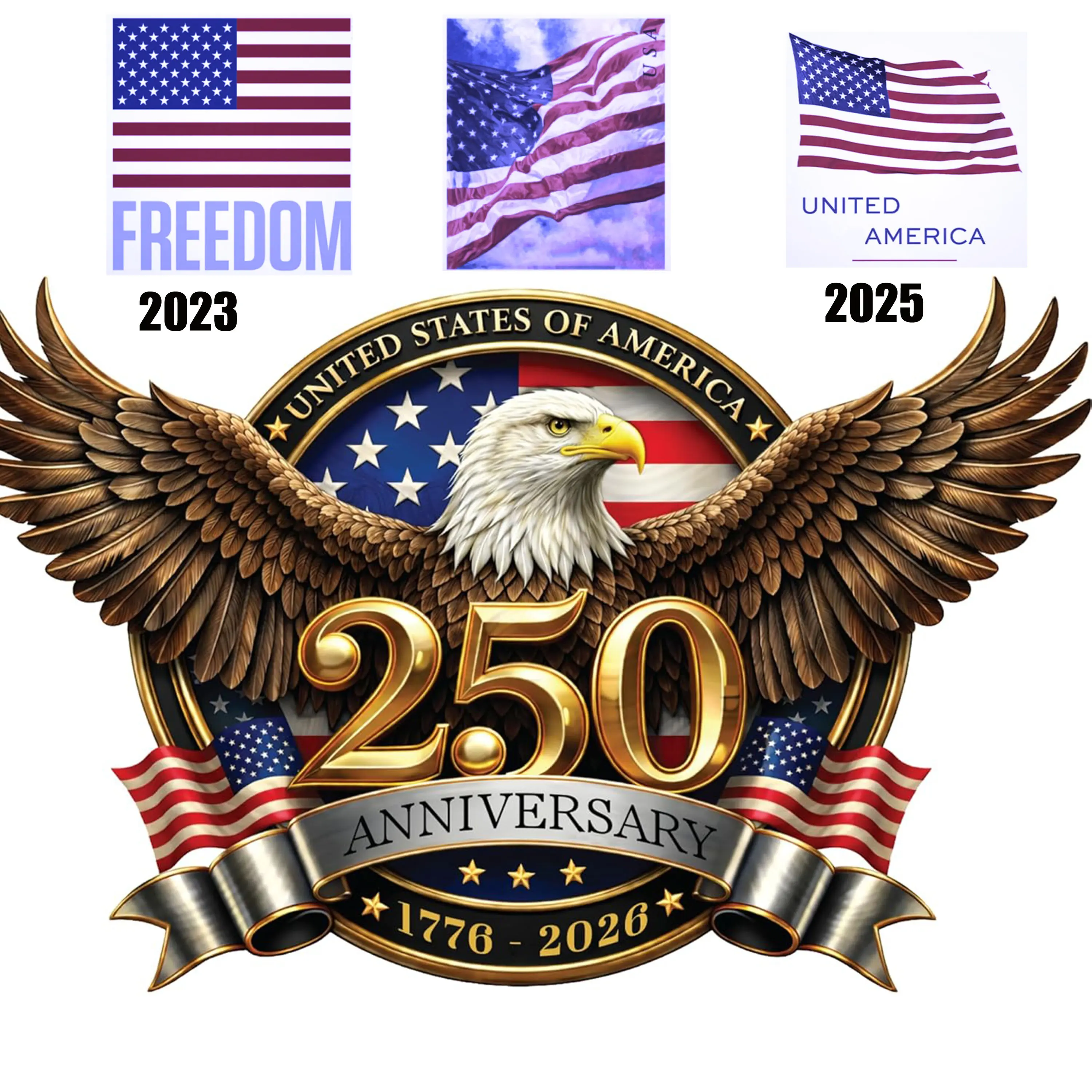 250th Celebrate Tape BirthdayStickers 100 pcs for Daily Holiday Use