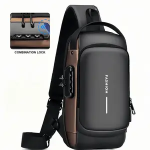 【Local Delivery】Maxoner Men's Sling Shoulder Backpack Anti-theft Chest Bag Waterproof Lightweight One Strap Ideal for Hiking Cycling and Outdoor Travel Durable Compact Fabric