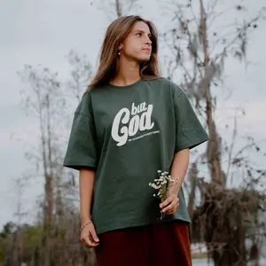 But God Boxy Cotton Tee