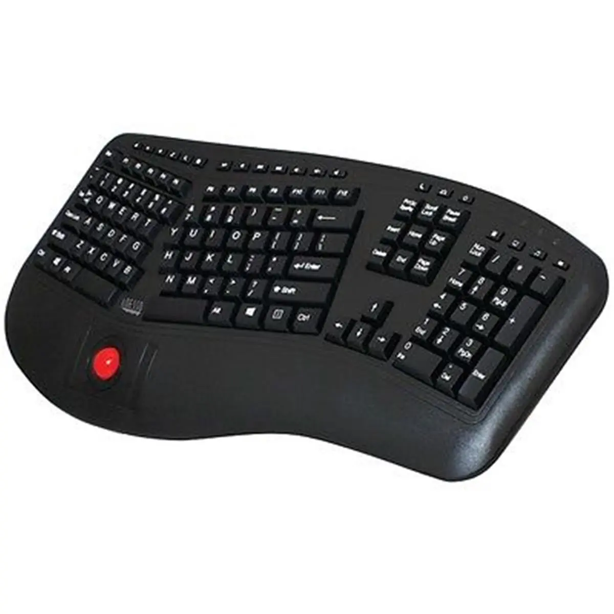 Adesso WKB-3500UB TruForm Wireless Ergonomic Trackball Keyboard